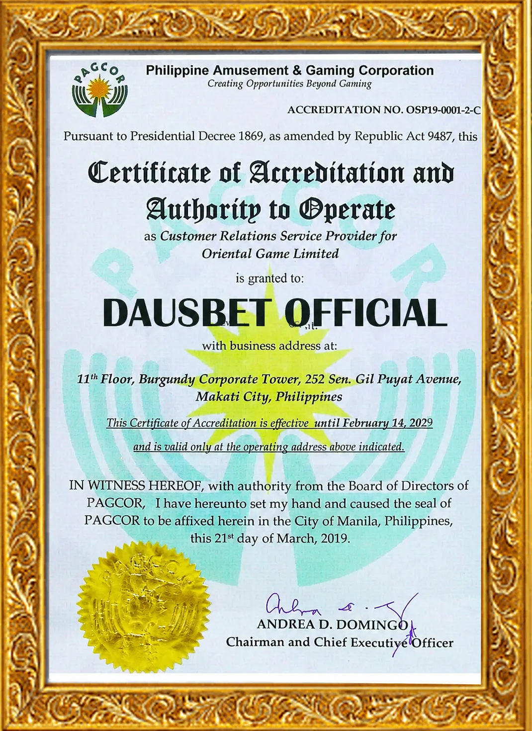 Dausbet Lycensy